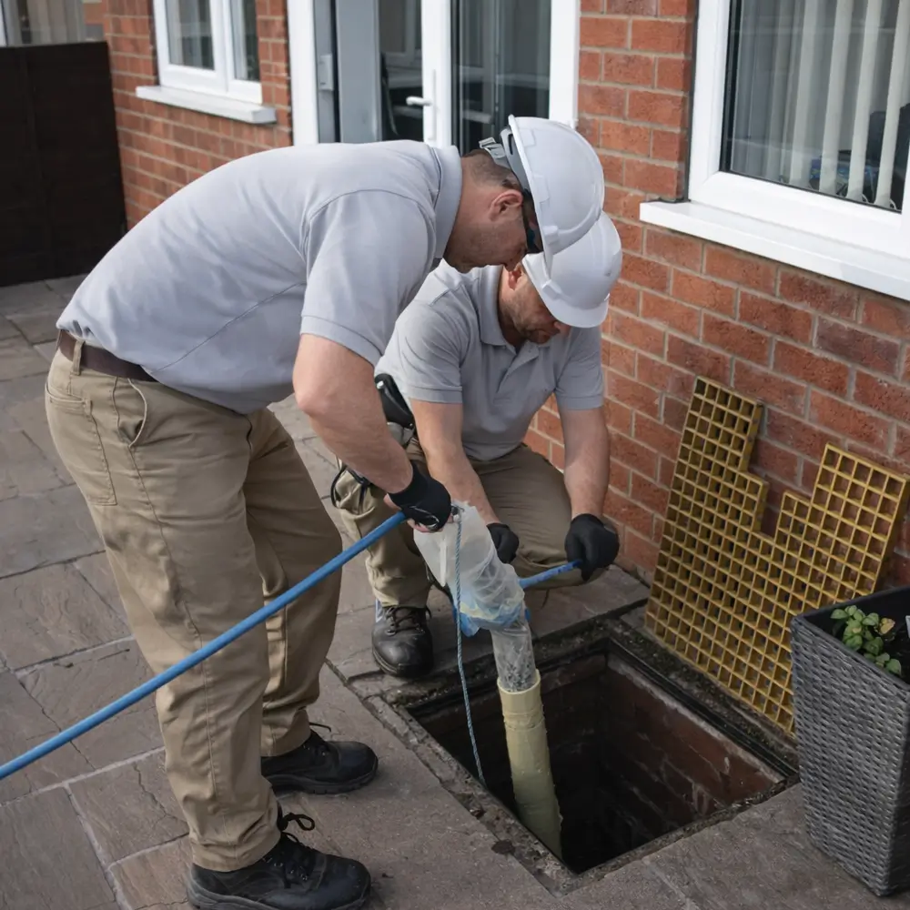 Blocked drain repair service in Esher